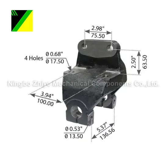 Çevik Dəmir Lost Köpük İnvestisiya Döküm Askı Ön